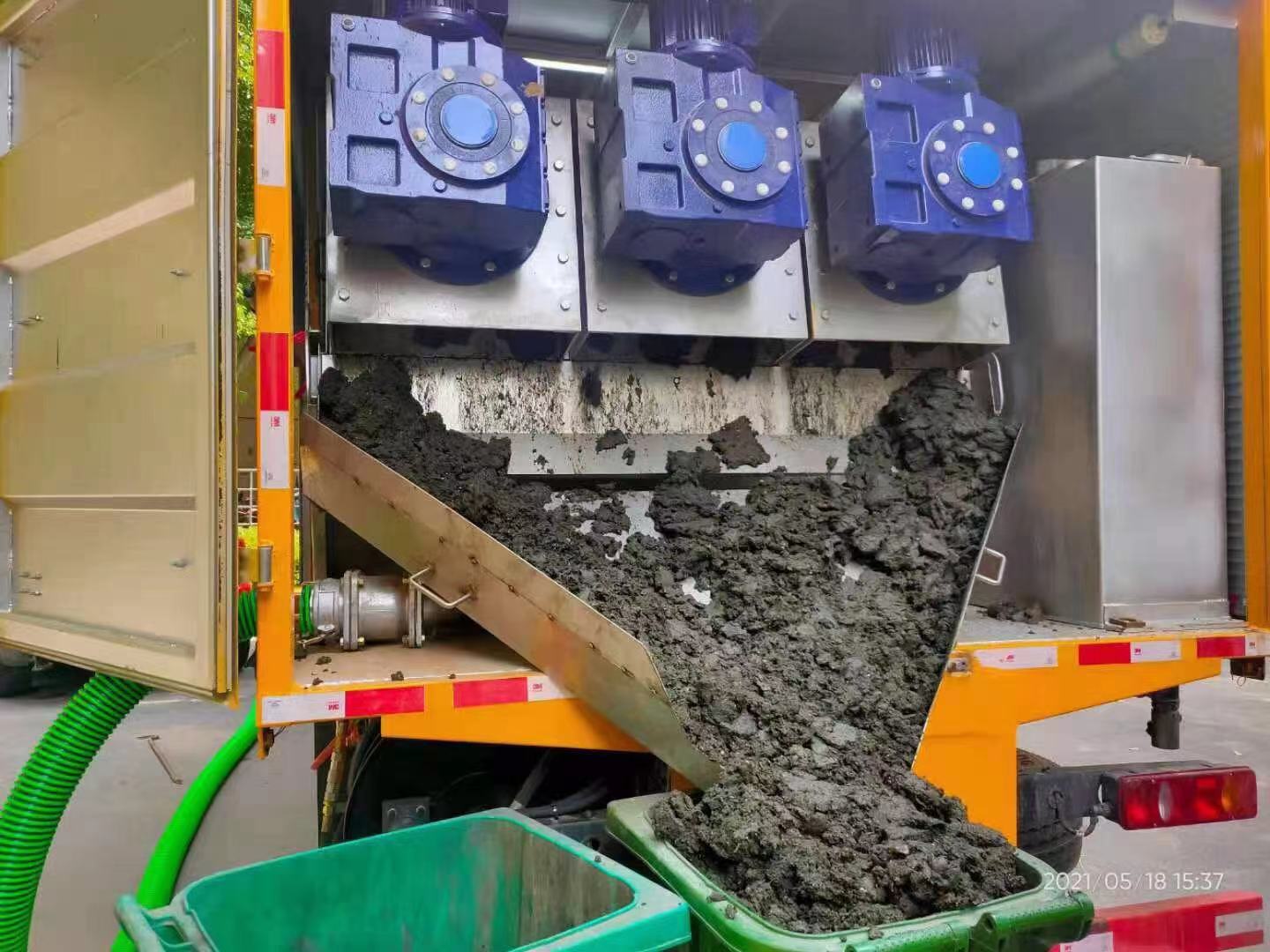 安吉化粪池清掏城市维护站-泥浆净化干湿分离处理